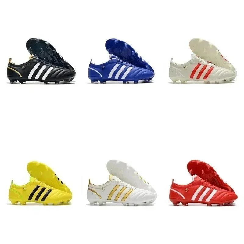 Adidas Adipure FG Firm Ground Soccer Cleats - Blue/White