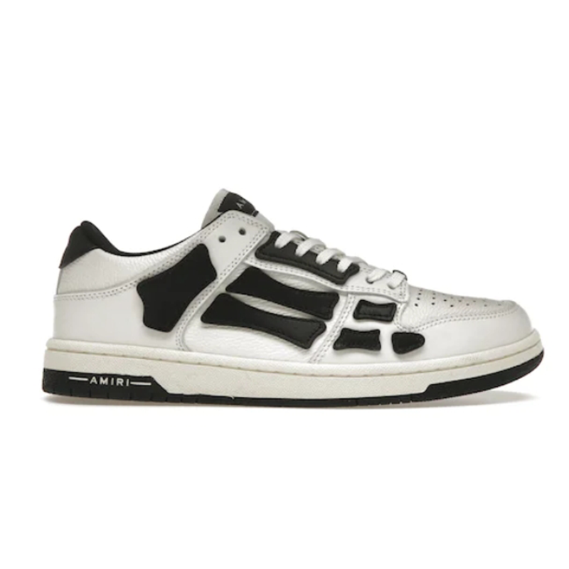 AMIRI Skel Top Low White Black White
