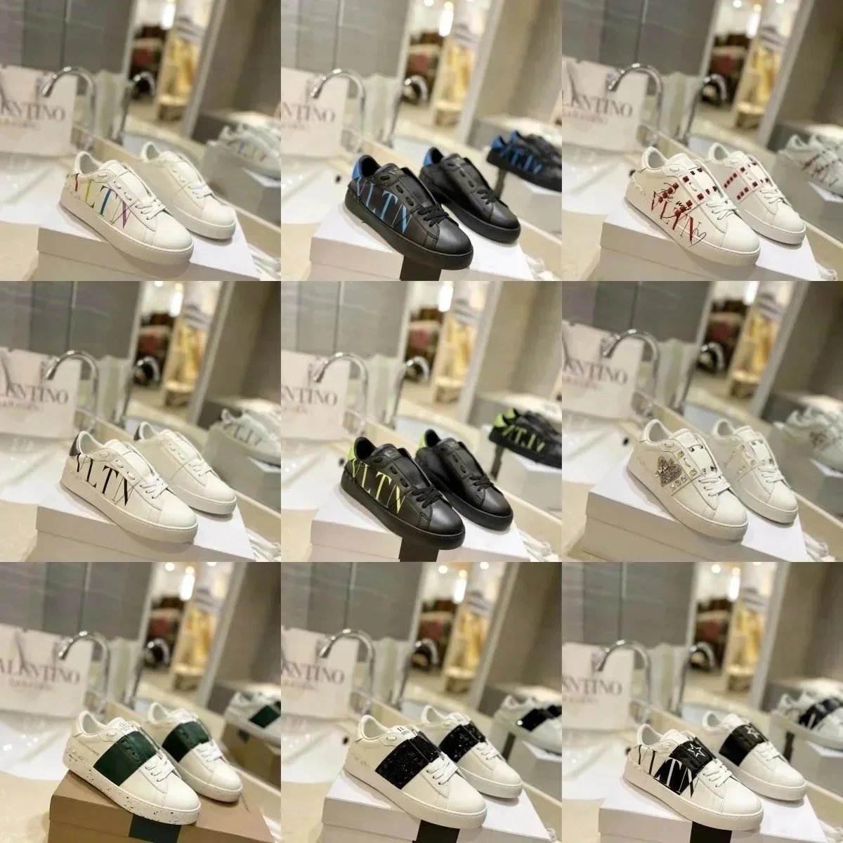Valentino Valentino White Logo Casual Sneakers