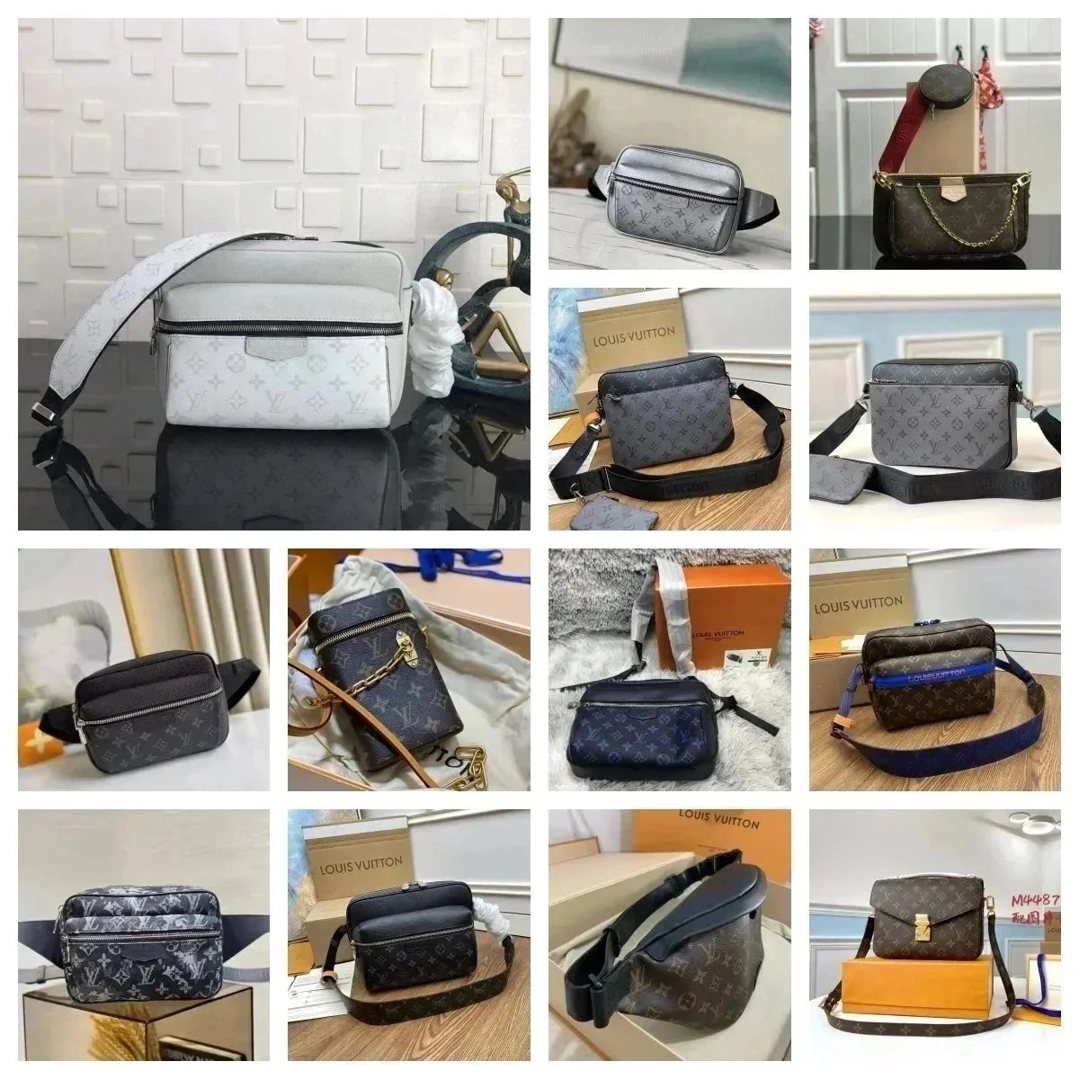 Louis Vuitton Crossbody Bag Monogram Canvas Compact Design