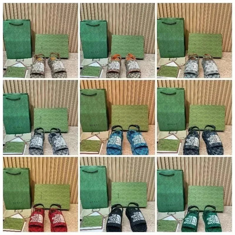 Gucci x The North Face Collaboration Slip-On Shoes