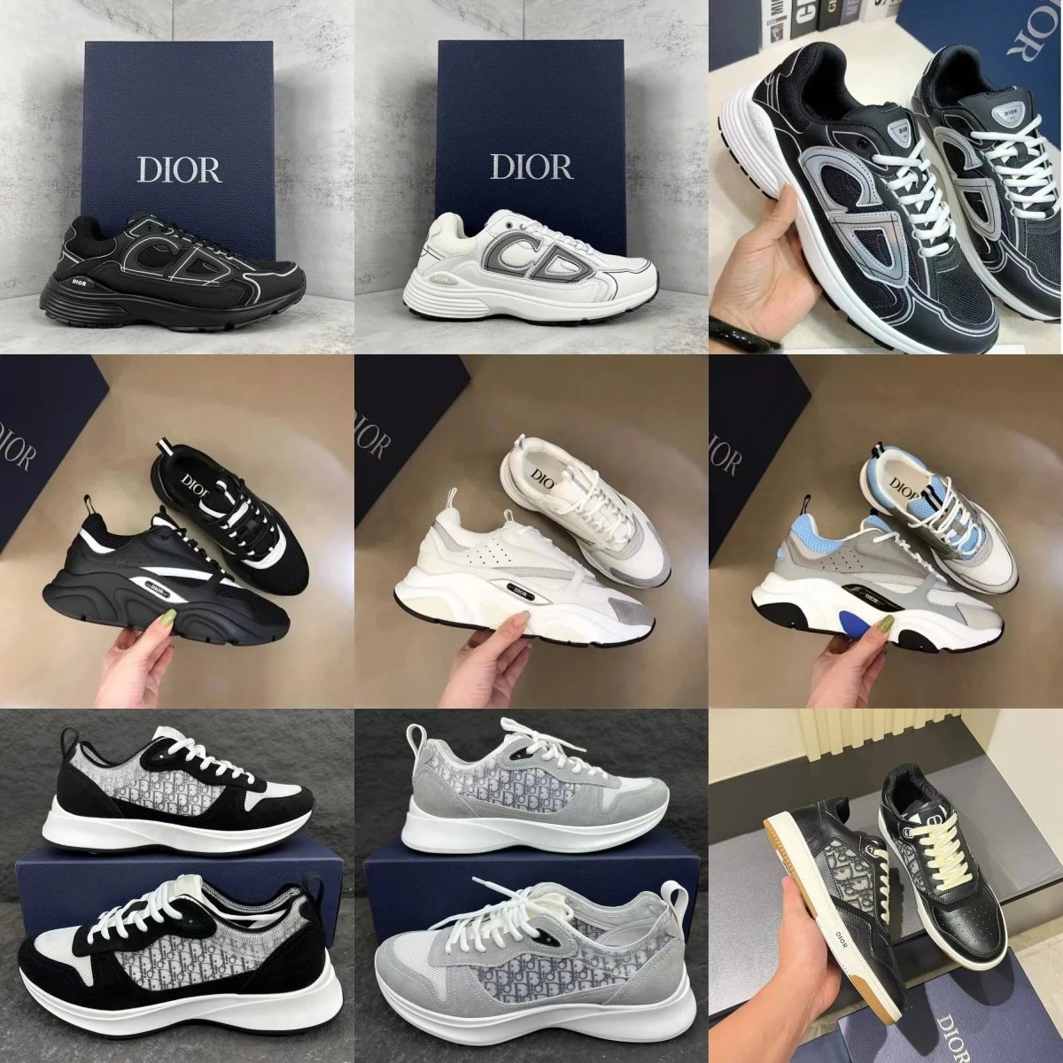 Dior Sneakers Men Women Fashion Sport Shoes