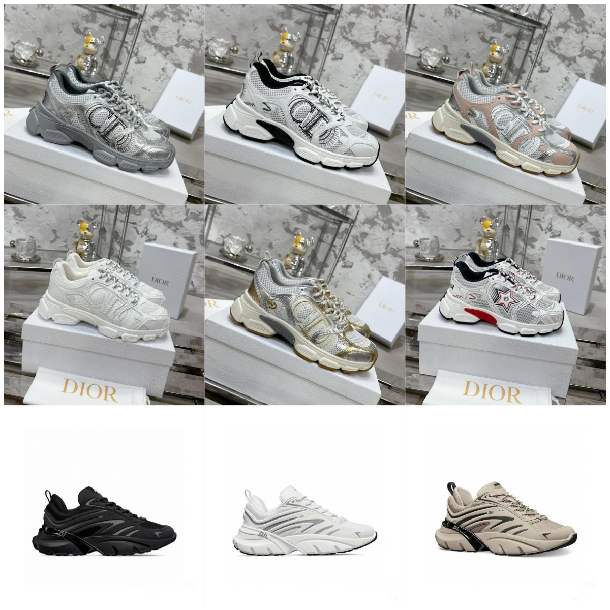 Dior Sneakers Men Women Fashion Sport Shoes