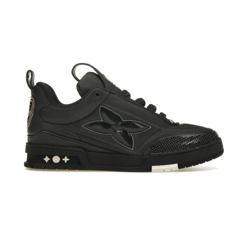 Louis Vuitton Black Monogram Sneakers for Men